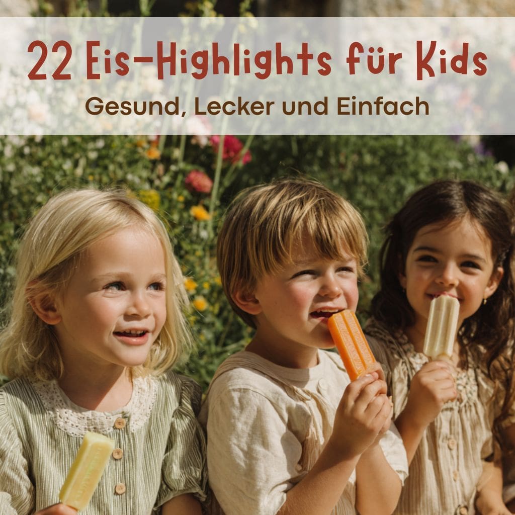Gesundes Eis für Kinder zum Selbermachen