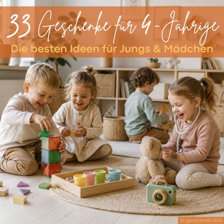 Die besten Geschenke ab 4 Jahren – 33 schöne Ideen für Kinder - nooi-kids