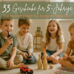 Die besten Geschenke ab 5 Jahren – 33 schöne Ideen für Kinder 5-Jährige Kinder beim Spielen mit ihren Geschenken