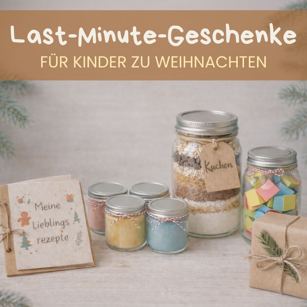 Last-Minute DIY Weihnachtsgeschenke für Kinder